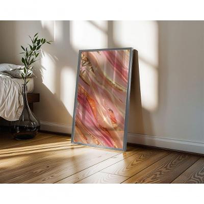 Quadro Decorativo Gold 08 Retangular 50X70 Preto para Decoração de Ambientes