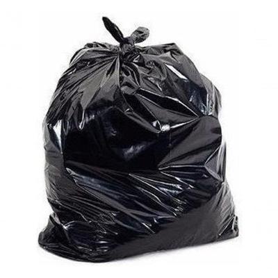 Saco para Lixo de 100 l Pesado 75x90x0 10 C 100 para Descarte de Resíduos Preto