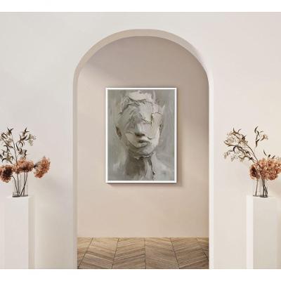 Quadro Decorativo Fragmentos da Alma Retangular 50 X 70 Preto