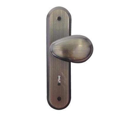 Fechadura Interna 1810-10 de Embutir para Porta Residencial em Aço Espelho Escovado