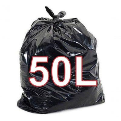 Saco para Lixo Super Reforçado 50 Litros com 50 Unidades para Uso Doméstico e Empresarial Higipack