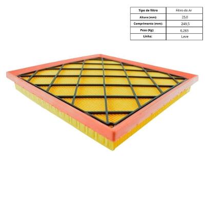 Filtro de Ar para Motor Modelo 13272720 para Veículos Linha Leve Turbo