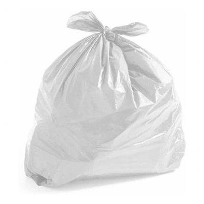 Saco para Lixo Saco Branco para Lixo 40 Litros em PEBD Reciclado 60 cm X 60 cm Higipack