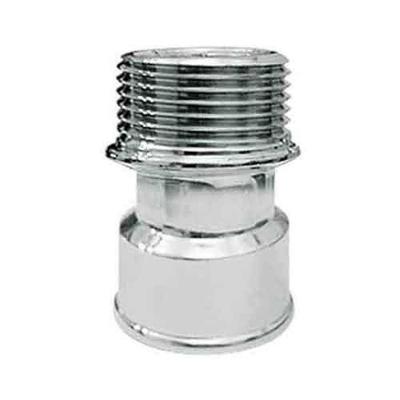 Extensão Curta 3-4'' Cromada Zamac para Instalação Hidráulica Durável Prata Garden Life