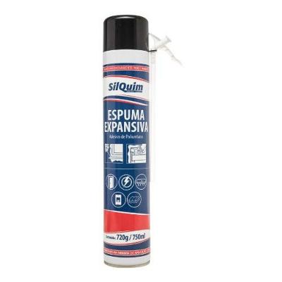 Espuma de Poliuretano Espuma Poliuretano 750ML - 730G para Construção e Metal Mecânica com Adesão