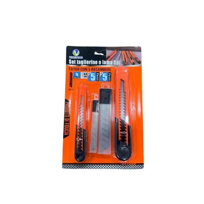 Estilete Kit com 2 Unidades para Corte Preciso com Refil de Lâminas Metal e Plástico OEM