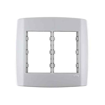 Espelho Cego 4x4 Linha Slim para Ambientes Internos com Acabamento Clean Prata Ilumi Materiais
