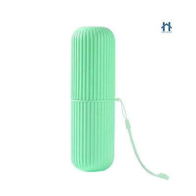 Estojo Porta Escova e Pasta Dental OEM Multiuso em Plástico Verde Menta com Alça 1 Unidade