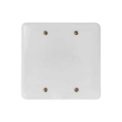 Espelho Cego 4x4 Linha Stylus para Decoração com Design Moderno Prata Ilumi Materiais Elétricos