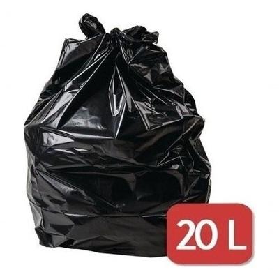 Saco para Lixo 20L 40x60 Pacote 100 Unidades Alta Resistência Preto Higipack