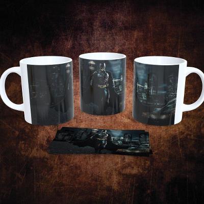 Caneca de Porcelana 325ML Dc Comics Estampa 3 Apta para micro-ondas Transparente Outras Marcas