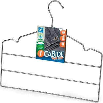 Cabide para Calças Cabide Triplo em Metal com Três Barras para Otimizar Espaço Arthi