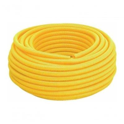 Conduíte Corrugado 5-8 Rolo 50M para Instalação Elétrica Amarelo Higipack