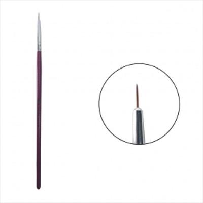 Pincel para Decoração Ultrafino N°00 com Cerdas Sintéticas para Detalhes 1 Unidade Helen Color