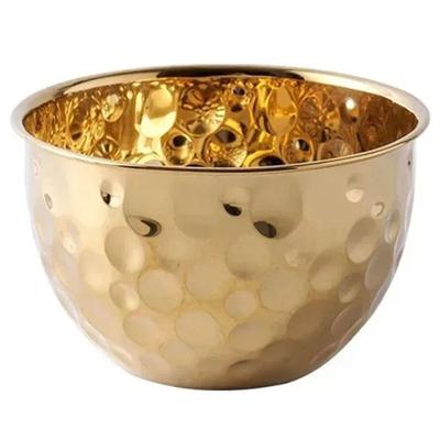Tigela Bowl BSL3881-3 para Servir em Inox Multiuso Versátil para Mesa e Buffet Dourado Compre