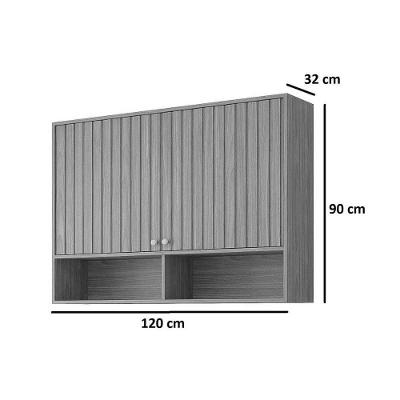 Cozinha Divina 8 Portas 2 Gavetas Off White