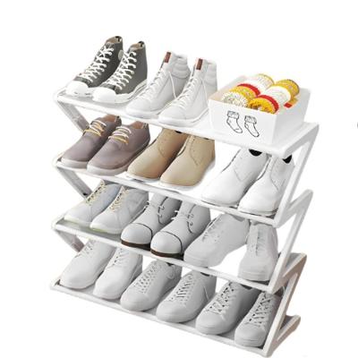 Estante Sapateira 4 Prateleiras Organizador Brinquedos Quarto Lavanderia Multiuso Preto Yeet