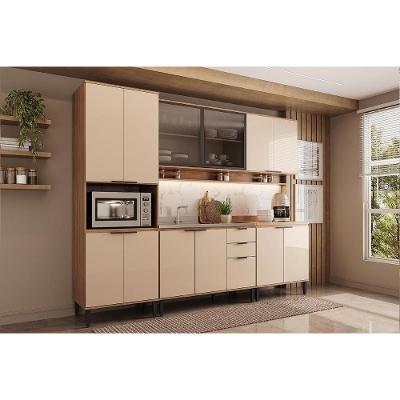 Cozinha Alpha 5 Peças 11 Portas 2 Gavetas Off White