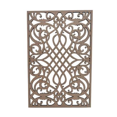 Divisor de Ambiente F031 em MDF 3MM Modular Marrom Trovarelli Móveis