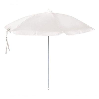 Guarda Sol Piscina Jardim Praia Bagum Vinil 2 Metros em Alumínio Branco Ronchetti