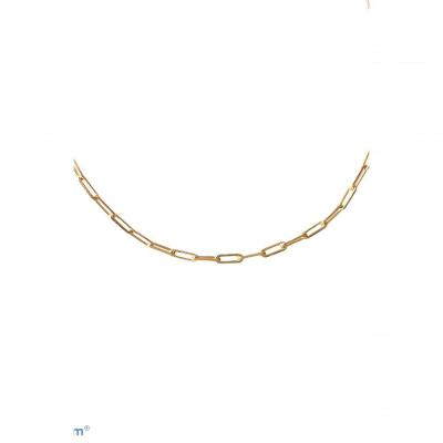 Colar Corrente Cartier 1.0 Banhado Em Ouro 18k Masculino [f027]