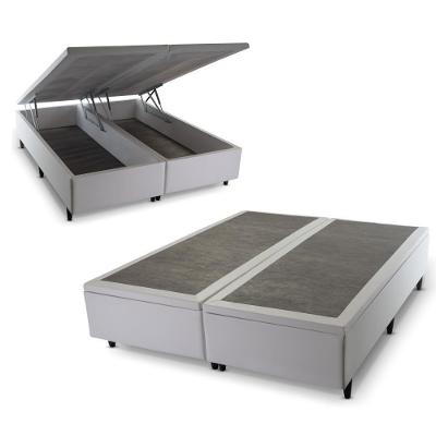 Base Box Baú Branco Queen Size 158x198x45 - King House