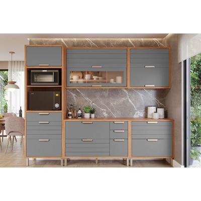 Cozinha Eloise 10 Portas 5 Gavetas Cinamomo