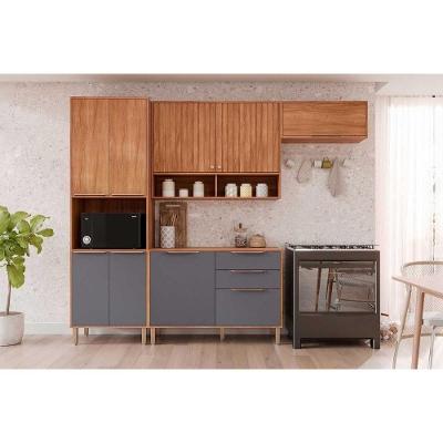 Cozinha Divina 10 Portas 2 Gavetas Titanium