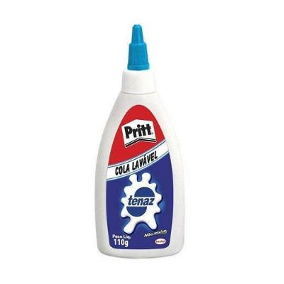 Cola Líquida Pritt Tenaz Branca para Materiais Porosos Frasco 110G Unidade Branco