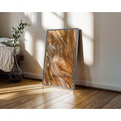 Quadro Decorativo Gold 31 Retangular 50X70CM para Parede Preto