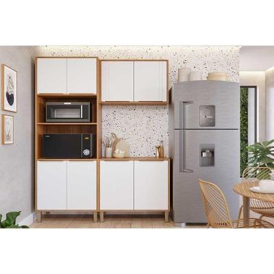 Cozinha Áurea 8 Portas Off White Nicho para Forno