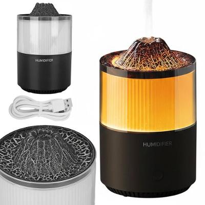 Umidificador Luminaria Vulcao BSL3890 Aromatizador com Luz Decorativa Preto Leva Pra Malhar