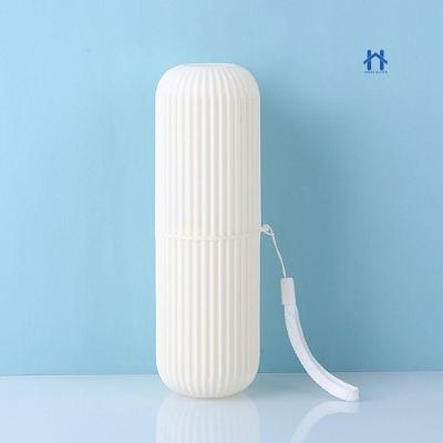 Estojo Porta Escova e Pasta Dental OEM Multiuso em Plástico Branco com Alça para Bolsa Ou Mochila 3