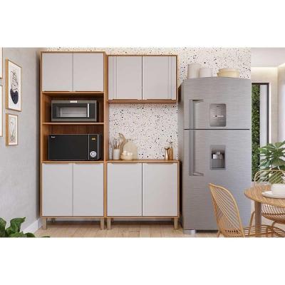 Cozinha Completa Áurea 8 Portas 2 Gavetas MDF 120cm