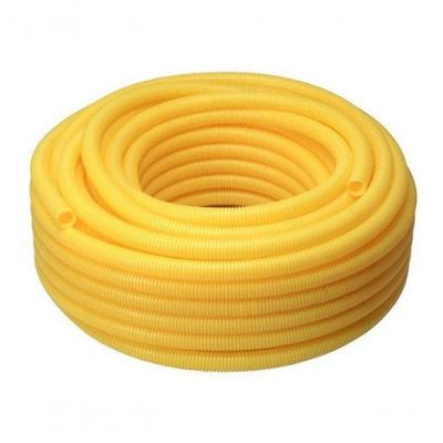 Conduíte Corrugado Conduite Amarelo de 3-4 25mm para Instalações Elétricas Leve Reforçado Higipack