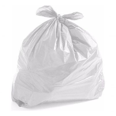 Saco para Lixo 40 Litros Comum 100 Unidades Branco para Uso Doméstico e Comercial Higipack