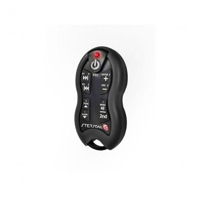 Controle Remoto Stetsom SX2 para Áudio e Vídeo com Até 16 Funções RF Longo Alcance Preto