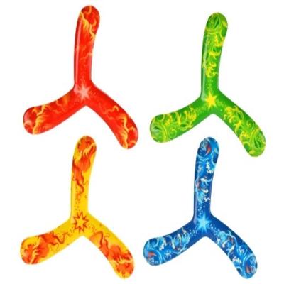 Bumerangue Tradicional Boomerang Adulto Infantil Vai e Volta Ambidestro Amarelo Yeet
