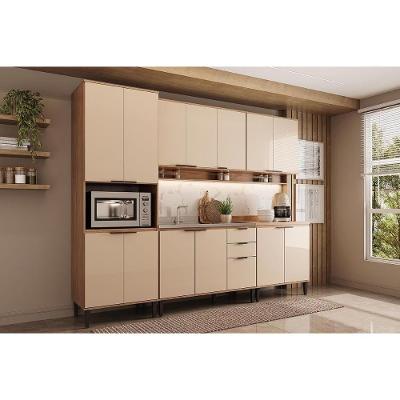 Cozinha Alpha 14 Portas 2 Gavetas Off White