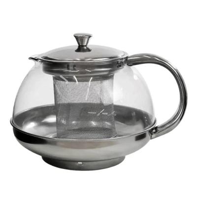 Bule para Chá CA11083 em Aço Inox com Infusor Interno Removível 800ML Prata Casita