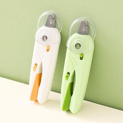 Conjunto de Cortadores de Unhas OEM para Cães e Gatos com Luz LED em Aço Inox e Plástico PP Verde 14