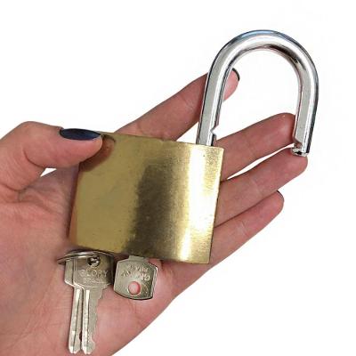 Cadeado 63mm para Portões e Janelas com 3 Chaves Proteção Antifurto Uso Residencial OEM