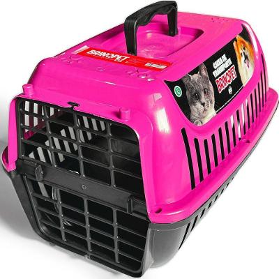 Caixa de Transporte para Pets OEM N1 para Gatos e Cães em Polipropileno Rosa Nº1 Unidade