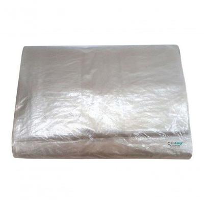 Sacos para Lixo Transparente 200 Litros Normal 100 un Plástico Polietileno Alta Densidade Maior