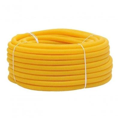 Conduíte Corrugado Conduite Corrugado de 5-8 Amarelo 50 Metros Flexível e Resistente à Curvatura