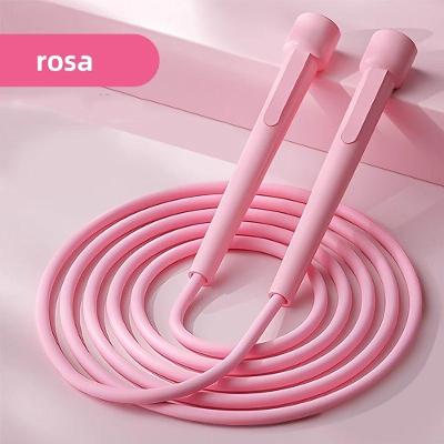Corda de Pular MT128 Profissional Ajustável 280cm Rosa com Sistema Free Rotation OEM