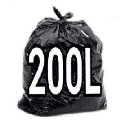 Saco para Lixo 200 Litros P7 Reforçado em Polietileno 0,07 mm Preto Higipack com 100 Unidades