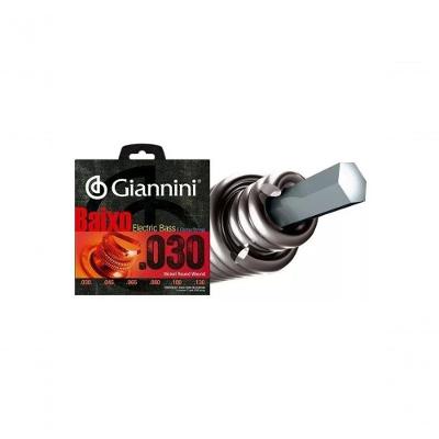 Corda para Contrabaixo GEEBRL 030 para Baixo de 6 Cordas Jogo Leve 0.030 Giannini