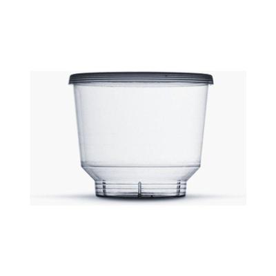Copo Descartável Copo Pic 110 com Tampa 110ML Prata Caixa 70 Unidades Higipack