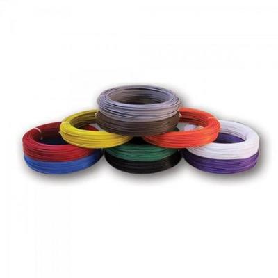 Fio Cabinho Elétrico 0 30mm 22 para Pequenos Circuitos com Isolamento Resistente Preto Tiaflex